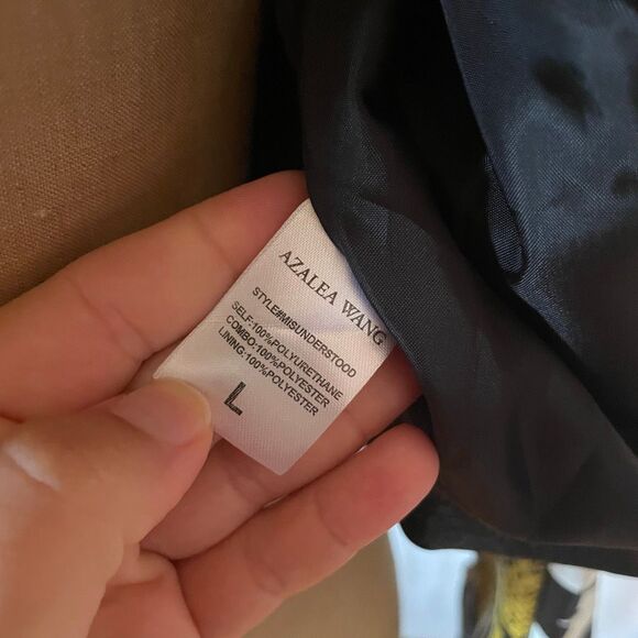 AZAELEA WANG | misunderstood crop moto jacket L NWT $110 - Picture 14 of 16